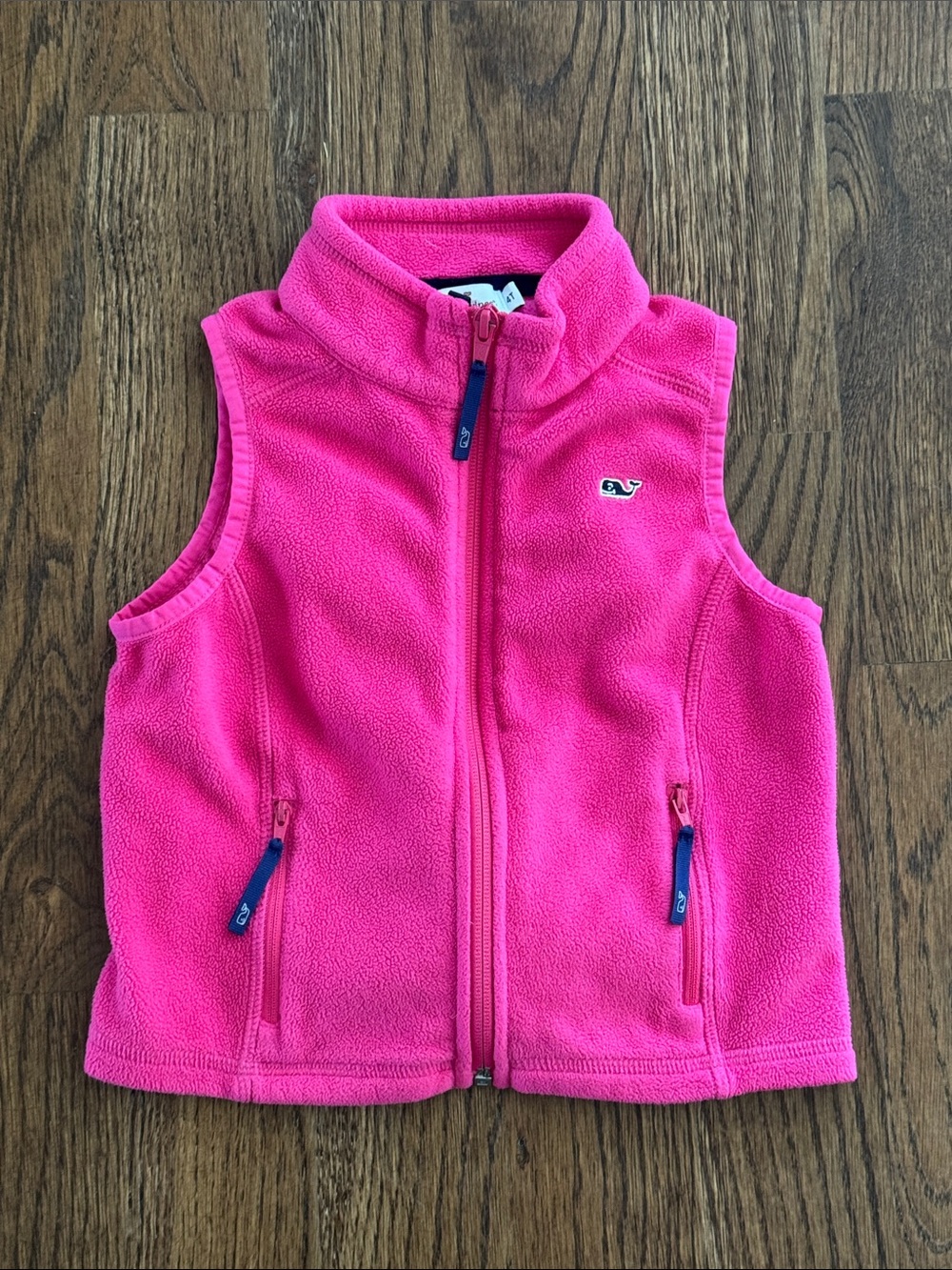 Girls' Harbor Fleece Vest Vineyard Vines Pink